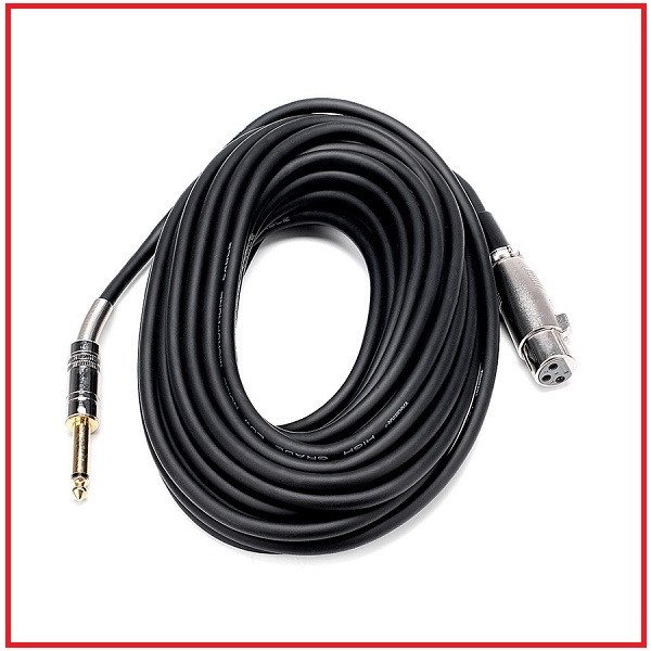 Takstar C10-1 Dual Core Shield Output Audio Cable – Black