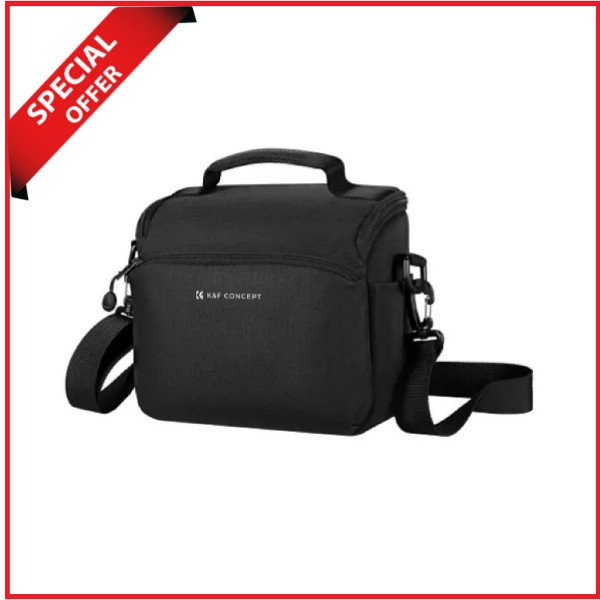 K&F Concept KF13.179 Crossbody Camera Sling Shoulder Bag – Black