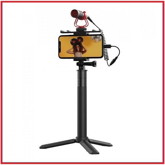 MOZA MIRFAK MVK02 Extendable Vlogging Kit for Camera/ Action Camera/ SmartPhone with Professional Cardioid Microphone