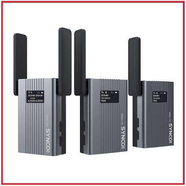 SYNCO WMic-TS 2-Person Camera-Mount UHF Wireless Omni Lavalier Microphone System