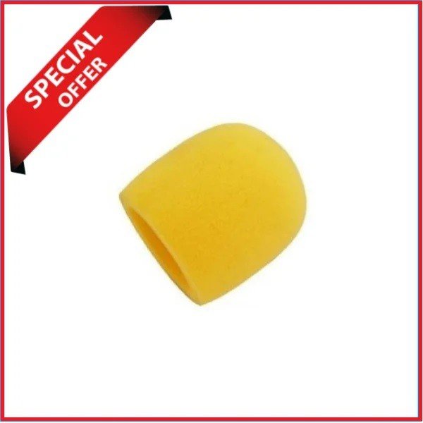 YE Microphone Windshield Windscreen Foam for Microphone & Recorder – Yellow