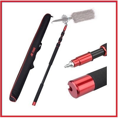 JIEYANG 3M Carbon Fiber Professional Boom Pole Microphone Boom Stick