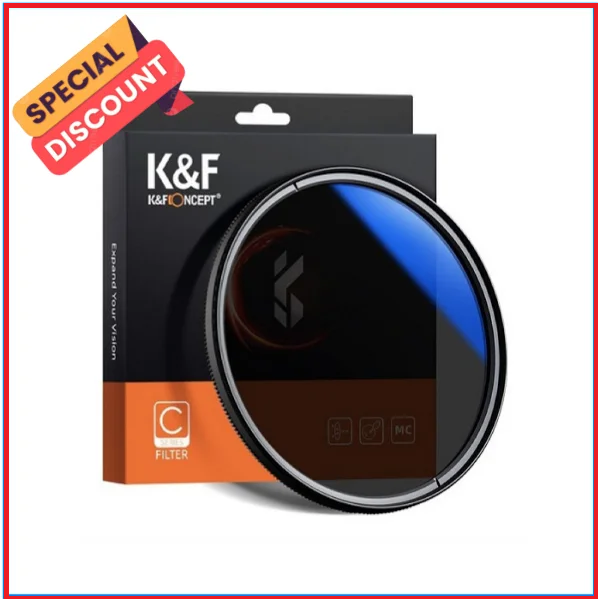K&F Concept 58mm KF01.1437 HMC Classic Series Slim Multicoated Circular Polarizer CPL Filter