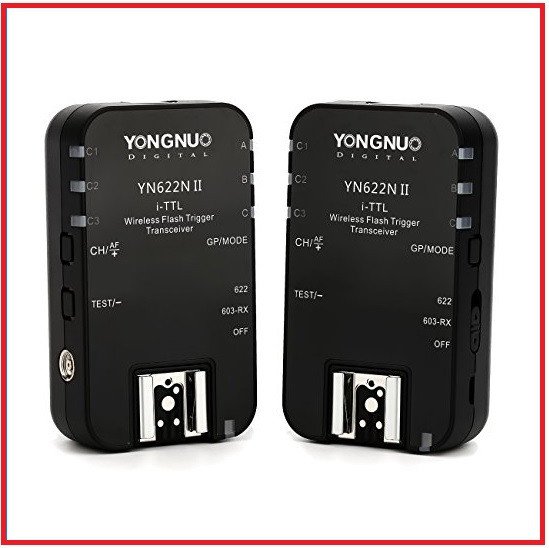 Yongnuo YN622N II Wireless i-TTL HSS Flash Trigger Receiver & Transceiver Set for Nikon