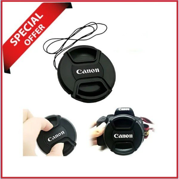 Canon 58mm Front Lens Cap – Black