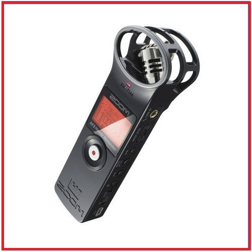 Zoom H1 Ultra-Compact Digital Handy Sound Recorder with Onboard X/Y Microphone